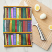 私はThunder_Cove読の本を読むのが大好き キッチンタオル (四つ折り)