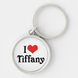 私はTiffanyを愛します キーホルダー