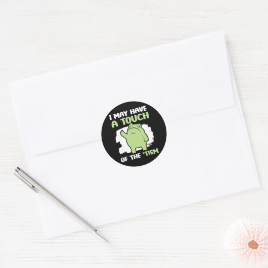 私はTismのTouchを持っているかもしれない5 ラウンドシール (封筒)