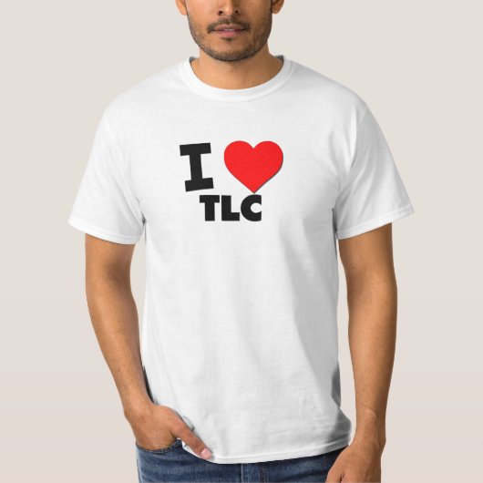 私はTLCを愛します Tシャツ (正面)