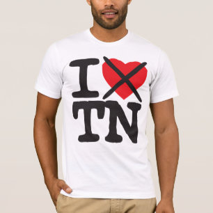 私はTN -テネシー州--を憎みます Tシャツ