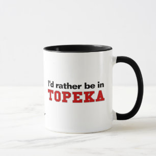私はTopekaにむしろいます マグカップ