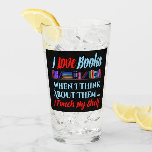 私はTouch私の本好きユーモア タンブラーグラス (アイス正面)