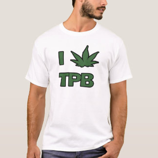 私はTPBを愛します! Tシャツ