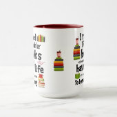 私はTRコーラー読ブックを数多く生きる マグカップ (中央)