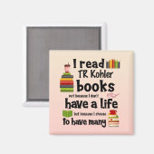 私はTRコーラー読ブックを数多く生きる マグネット (正面/裏面)