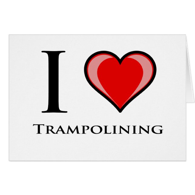 私はTrampoliningを愛します (正面横)
