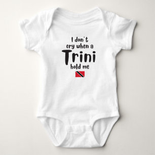 私はTriniが私を握ると叫びません ベビーボディスーツ