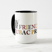私はTubac Presidioの友人を支えます マグカップ (正面左)