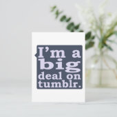 私はTumblrに大きな影響を与えている ポストカード (スタンド正面)