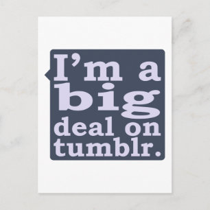 私はTumblrに大きな影響を与えている ポストカード