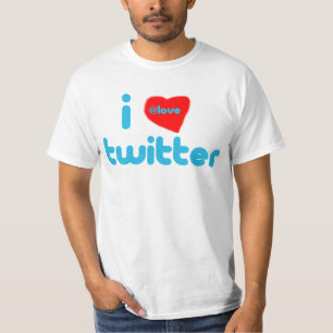 私はTwitterを愛します Tシャツ