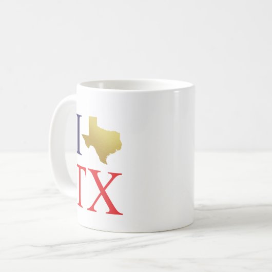 私はTXコーヒーマグ大好き コーヒーマグカップ (正面左)