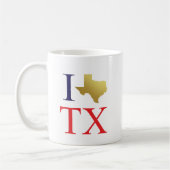 私はTXコーヒーマグ大好き コーヒーマグカップ (左)