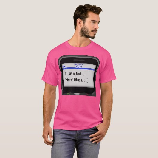 私はUが好きだが私はUが好きではない – Sos Jonas Brothers Te Tシャツ (正面フル)