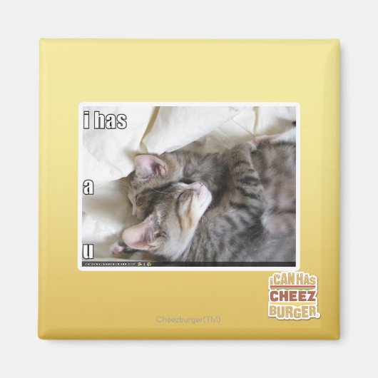 私はuを持っている マグネット (正面)