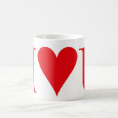 私はUをLOVE コーヒーマグカップ (中央)