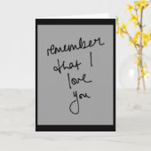 私はU-Iがとても好きだ恋しく思と思い出す カード (黄色い花)