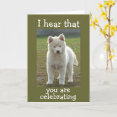 「私はU Rの祝引退を聞く カード (黄色い花)