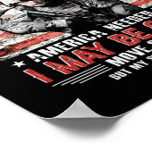 私はU.Sの退役軍人である私はMによって遅く移動する可能性がある ポスター (角)