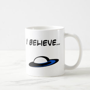 私はUFOで信じます コーヒーマグカップ