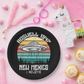 私はUFOエリア51信じロズウェル新エイリアンしたい ペーパープレート (パーティー)