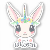 私はUnicorn Contourのステッカーだ シール (正面)