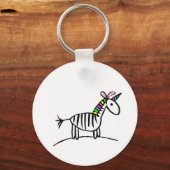 私はUnicorn zebra keychain キーホルダー (正面)