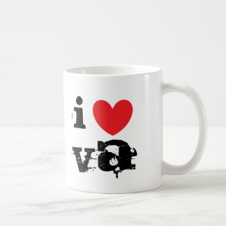 私はVAのマグを愛します コーヒーマグカップ