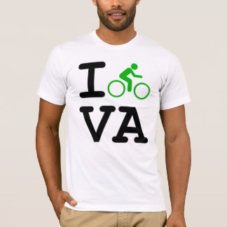 私はVAを自転車に乗ります Tシャツ