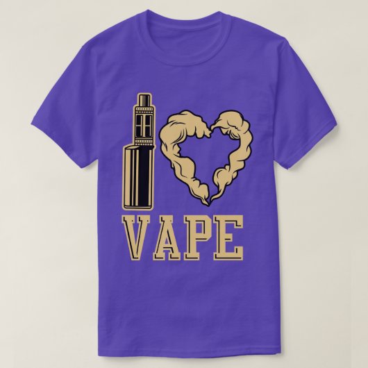 私はVAPEが大好き Tシャツ (デザイン正面)