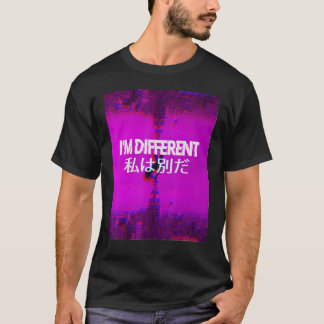 私はVaporwave違う美学インディ日本の Tシャツ