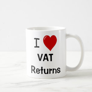 私はVATのリターン- VATの専門家のマグ--を愛します コーヒーマグカップ