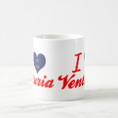私はVenturia、ノースダコタを愛します コーヒーマグカップ (中央)