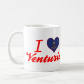 私はVenturia、ノースダコタを愛します コーヒーマグカップ (左)