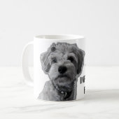 私はVIP：非常に重要な子犬、かわいい犬 コーヒーマグカップ (正面左)