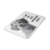 私はVIP：非常に重要な子犬、かわいい犬 バスマット (アングル)