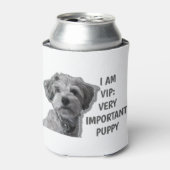 私はVIP：非常に重要な子犬、かわいい犬 缶クーラー (缶正面)