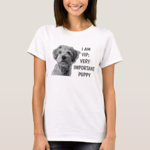 私はVIP:非常に重要な子犬、かわいい犬Tシャツ Tシャツ