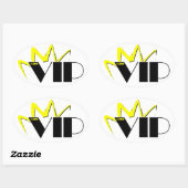 私はVIP v1.1ステッカーである 楕円形シール (シート)