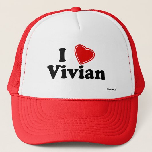 私はVivianを愛します キャップ (正面)
