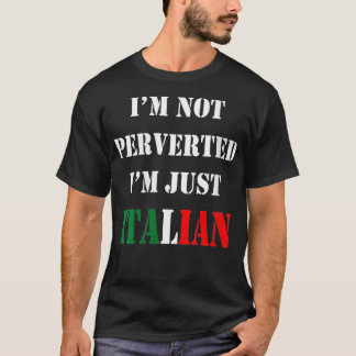 私はVNeckである私は変態していない女性イタリアン Tシャツ