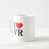 私はVRが大好き コーヒーマグカップ (正面左)