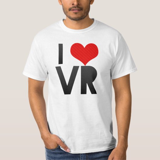 私はVRを愛します Tシャツ (正面)