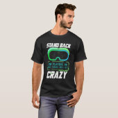 私はVr仮想リアリティ遊Vrゲーマーのスタンドバック Tシャツ (正面フル)