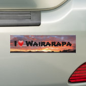 私はWairarapaを愛します バンパーステッカー (車上)