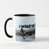 私はWAKEBOARDに目覚めます マグカップ (左)