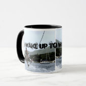 私はWAKEBOARDに目覚めます マグカップ (正面左)