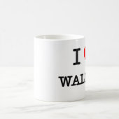 私はWalkenを愛します コーヒーマグカップ (中央)