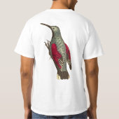 私はWallcreeperの生命リストをリストしました Tシャツ (裏面)